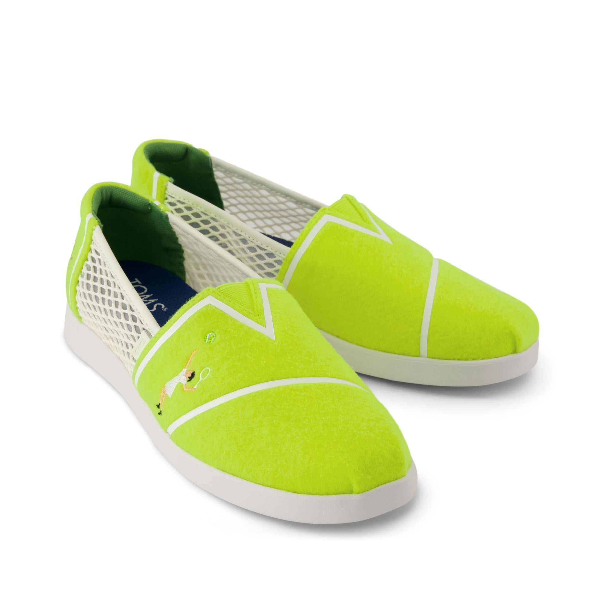 Womens Alpargata Plus Neon Yellow Tennis Felt - Image 4