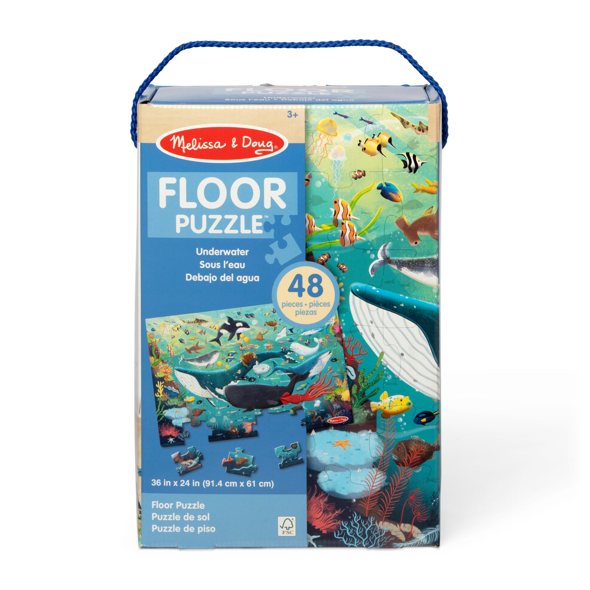 Underwater Floor Puzzle - 48 Pieces - Image 3