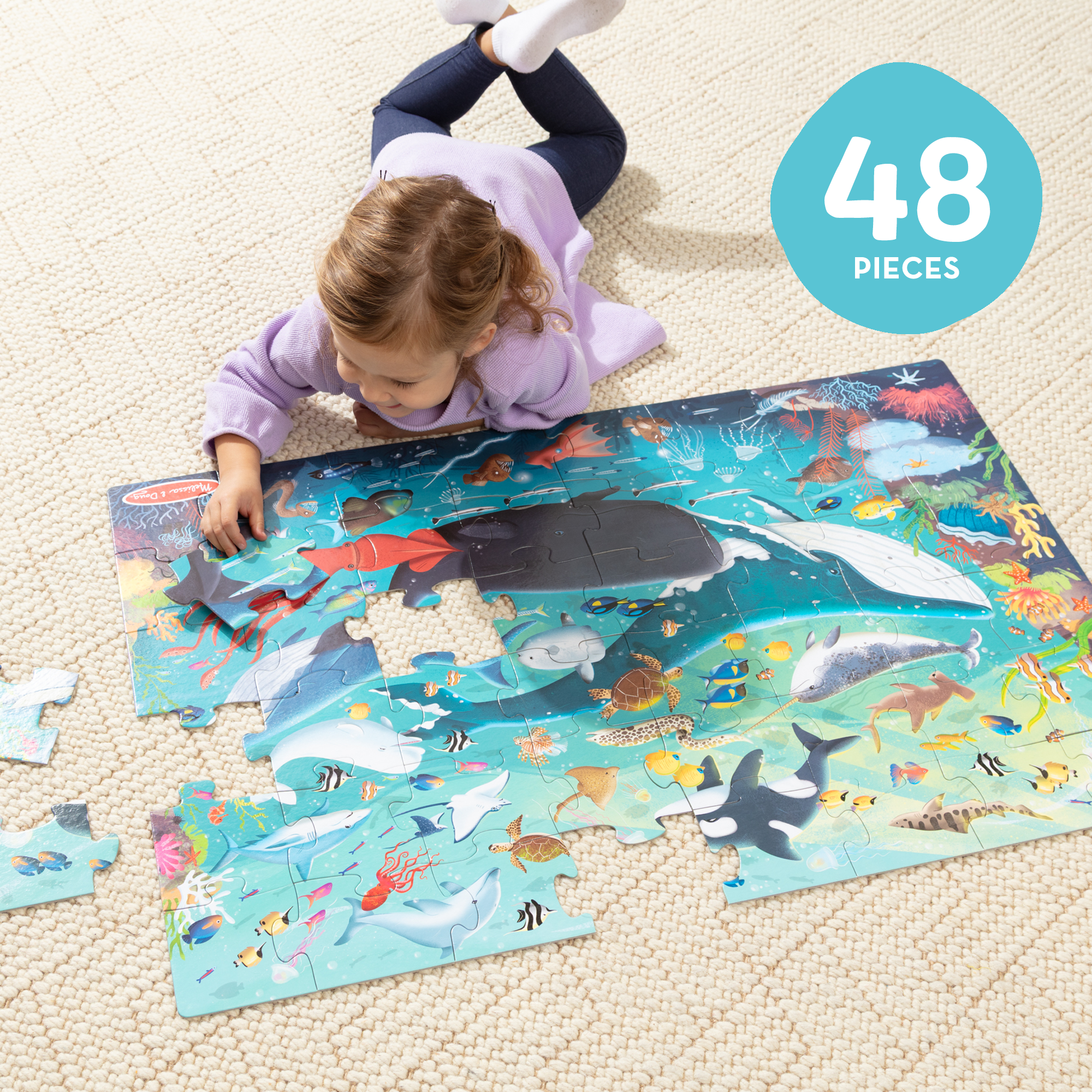 Underwater Floor Puzzle - 48 Pieces - Image 7