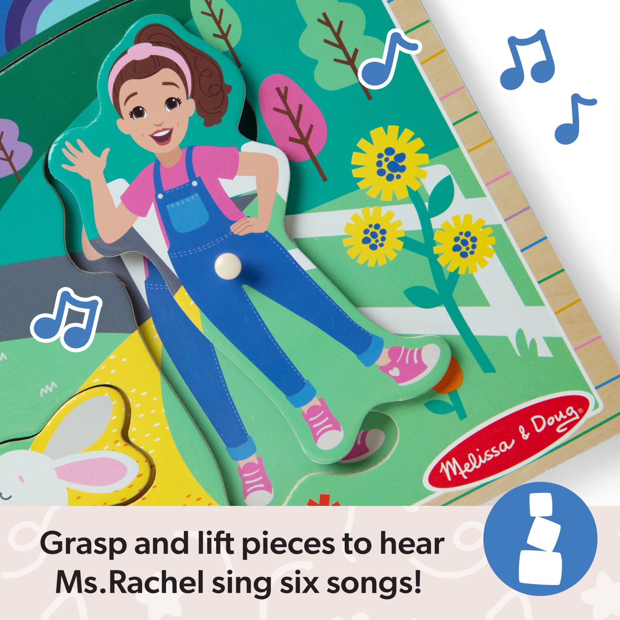 Ms. Rachel™ Wooden Song Puzzle – 6 Pieces - Image 8