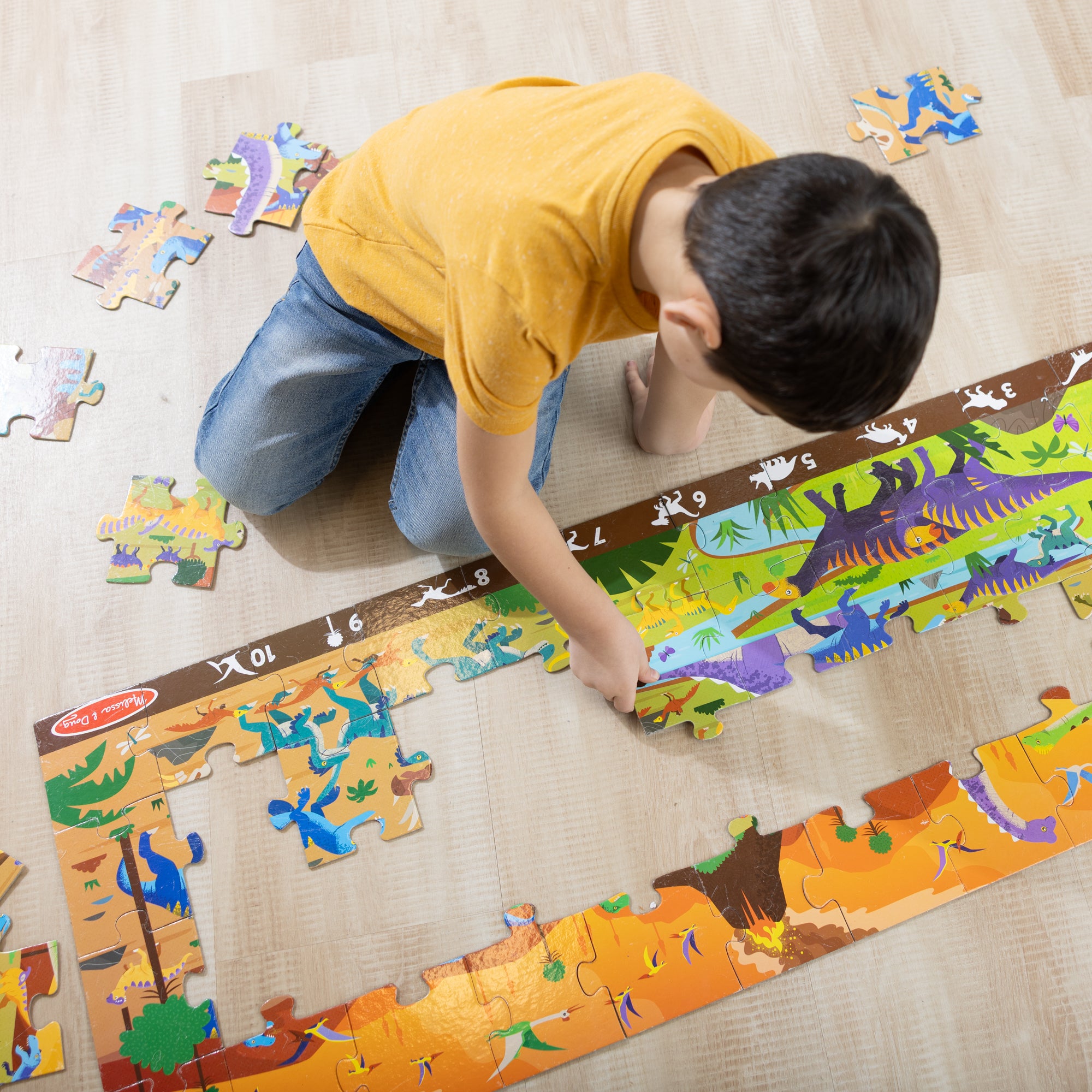 Land of Dinosaurs Floor Puzzle - 48 Pieces - Image 2