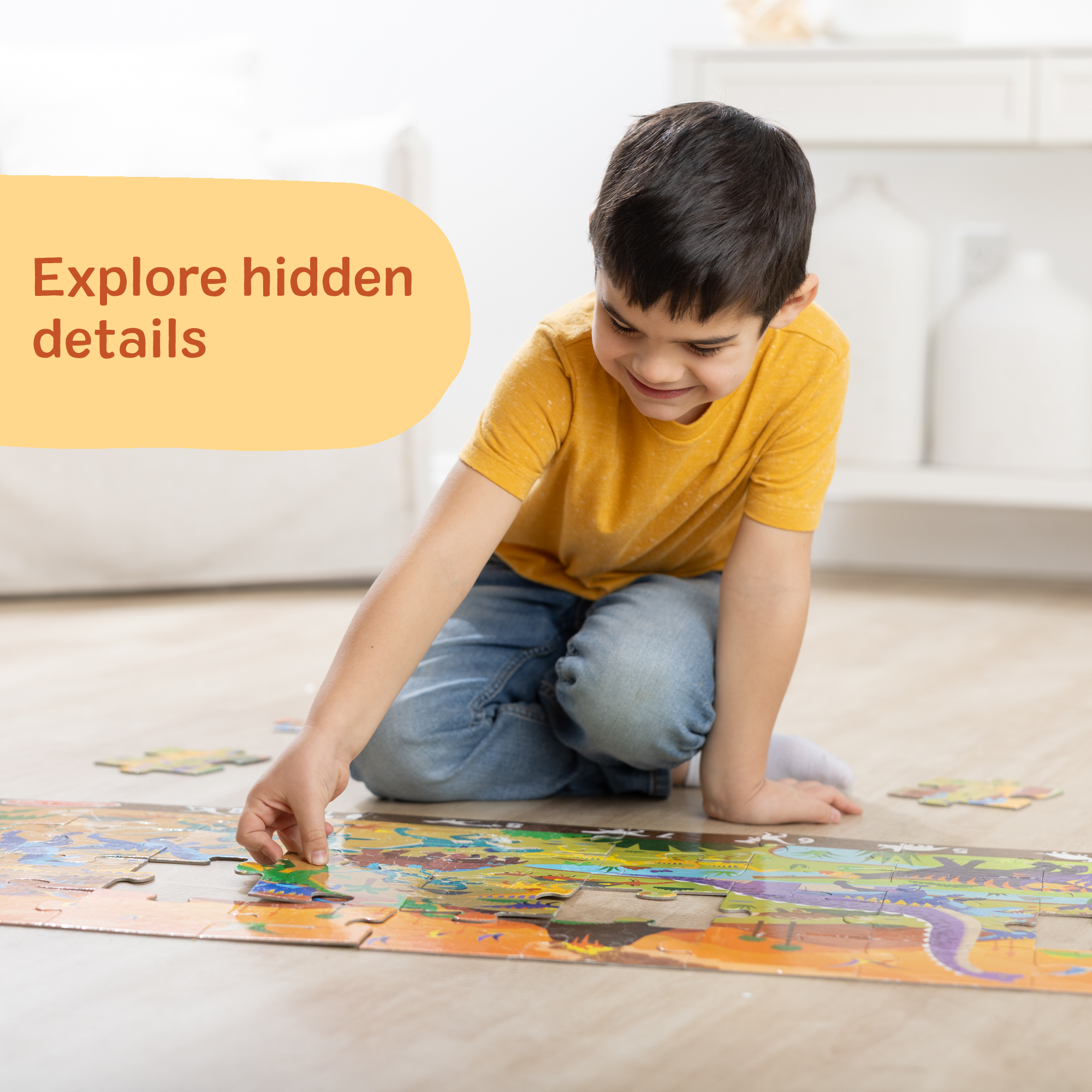 Land of Dinosaurs Floor Puzzle - 48 Pieces - Image 5