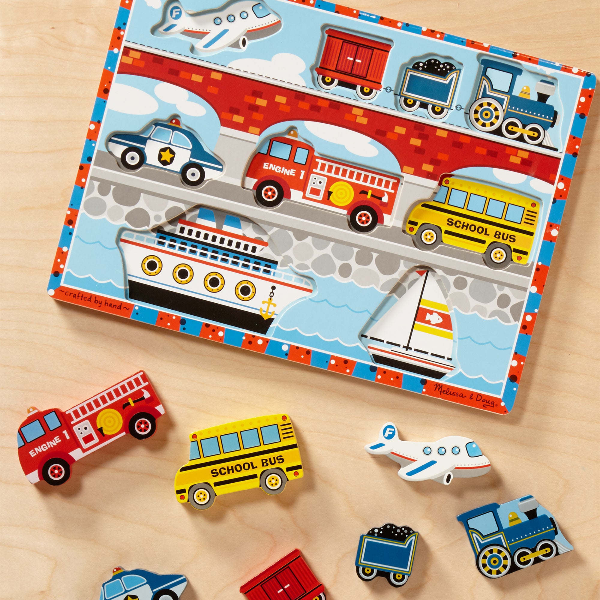 Vehicles Chunky Puzzle - 9 Pieces - Image 9