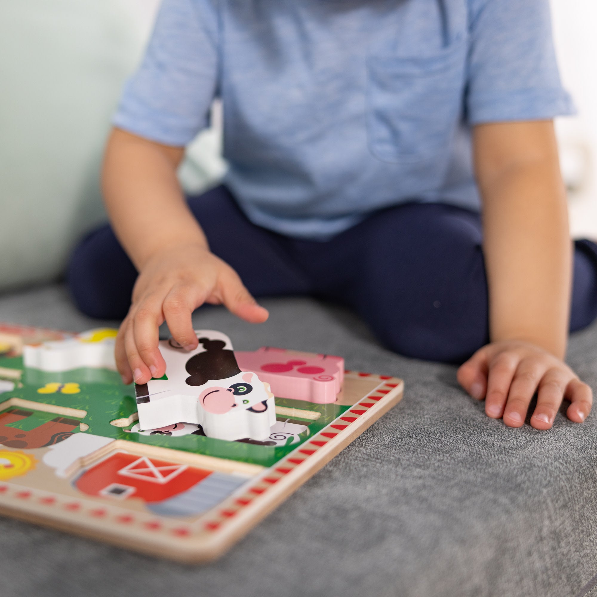Farm Animals Chunky Puzzle - 8 Pieces - Image 8