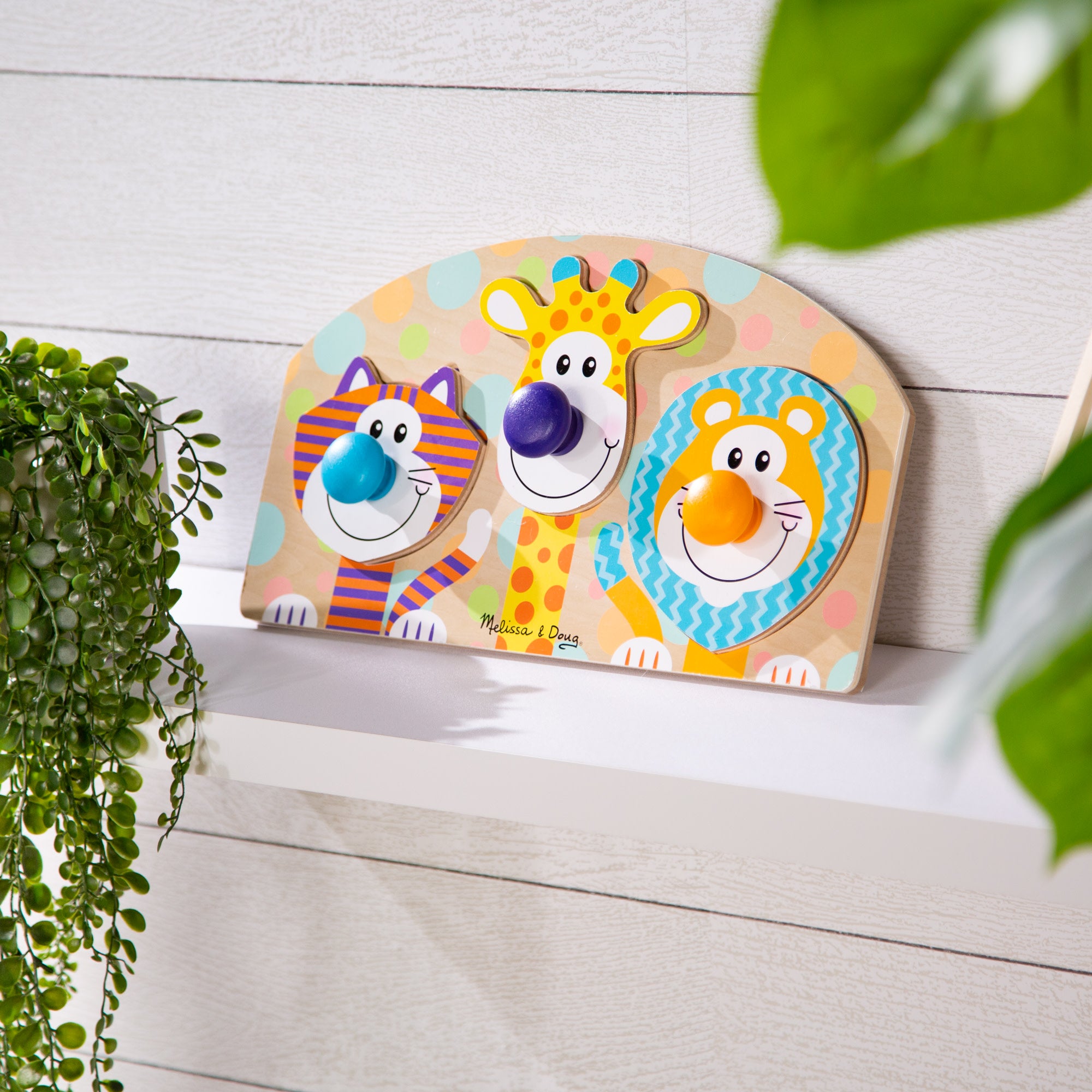 Safari Jumbo Peg Puzzle - 3 Pieces - Image 9