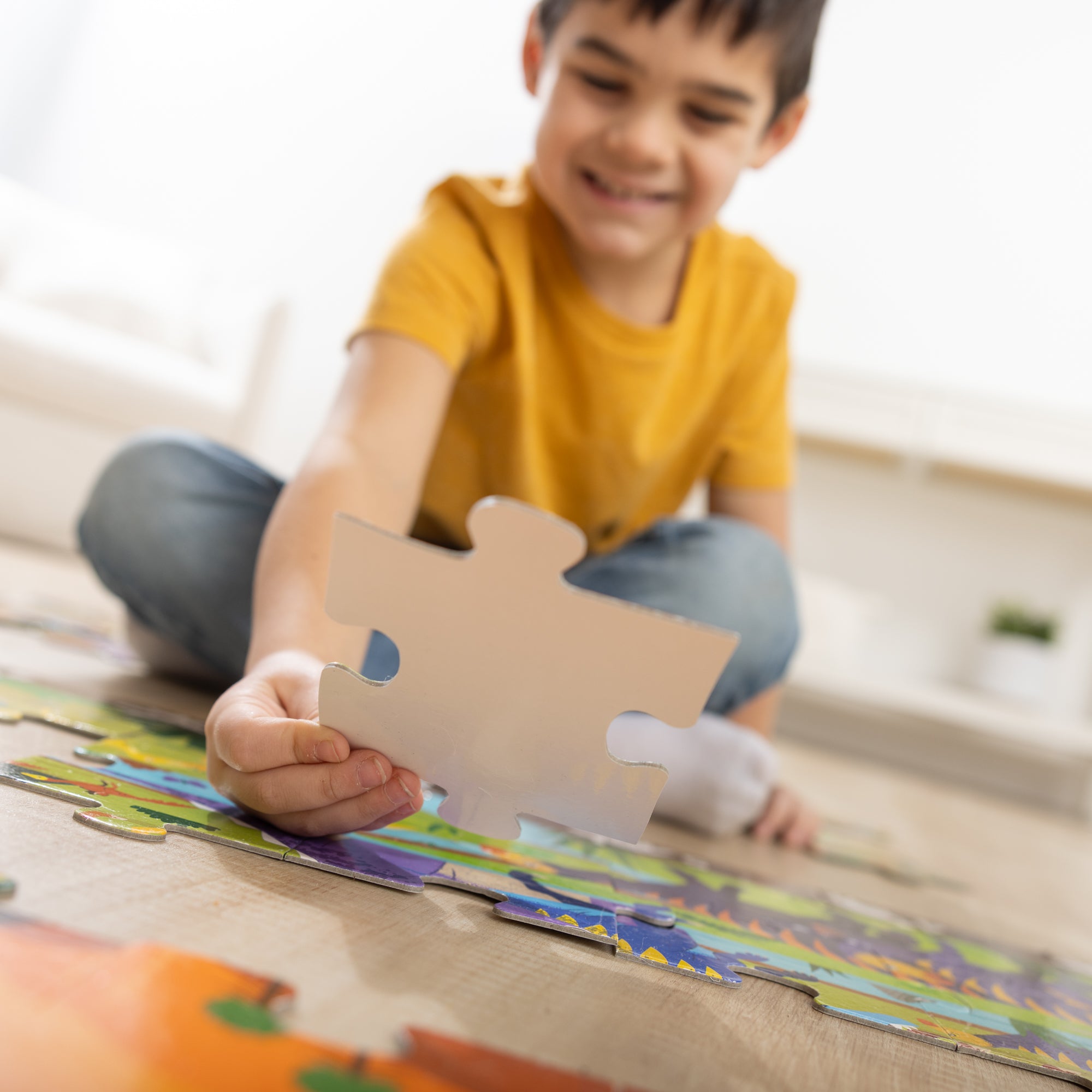 Land of Dinosaurs Floor Puzzle - 48 Pieces - Image 6