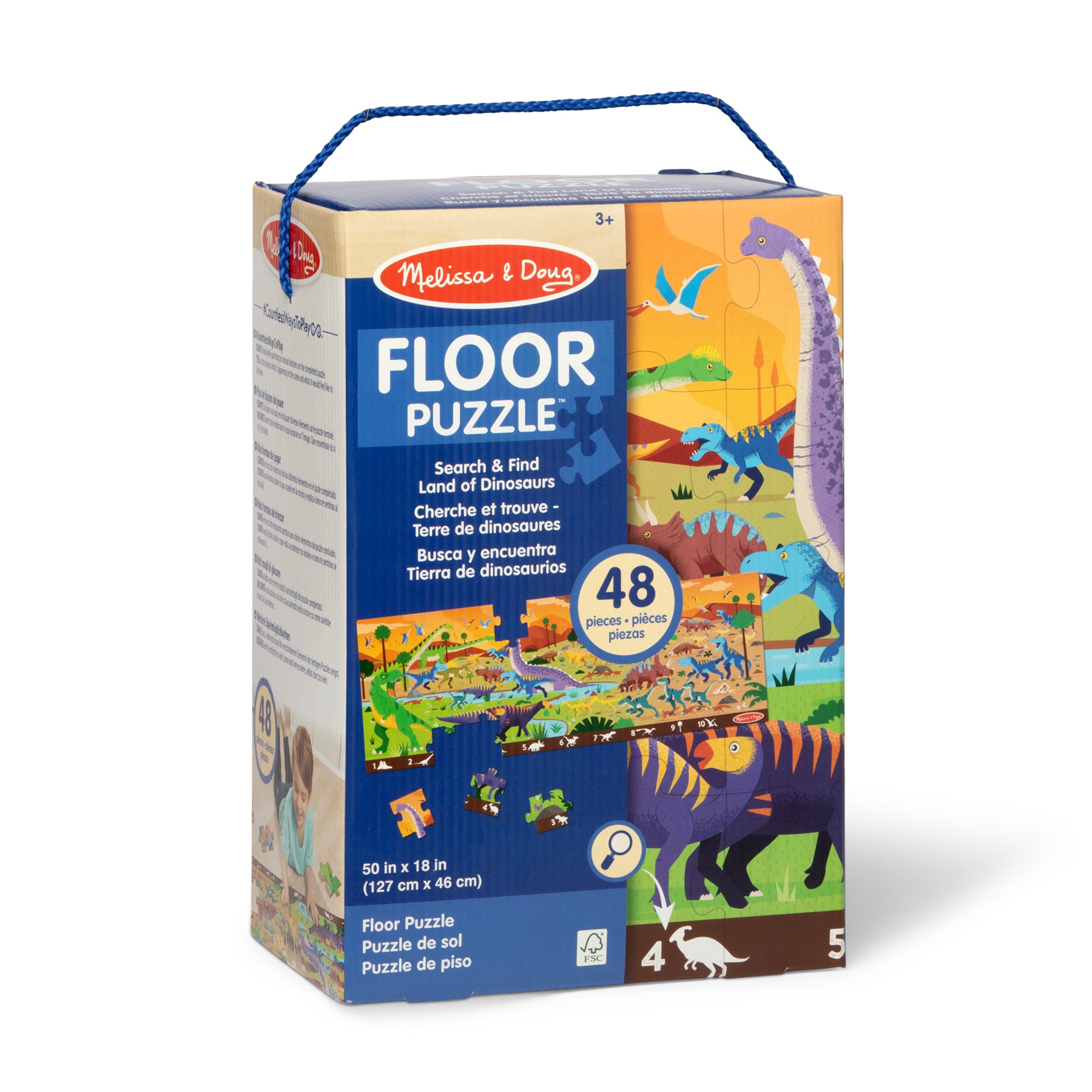 Land of Dinosaurs Floor Puzzle - 48 Pieces - Image 9