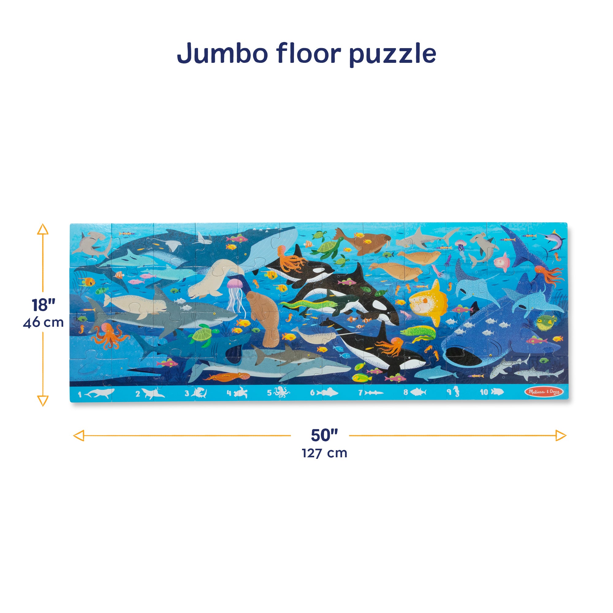 Search & Find Beneath the Waves Floor Puzzle - 48 Pieces - Image 3