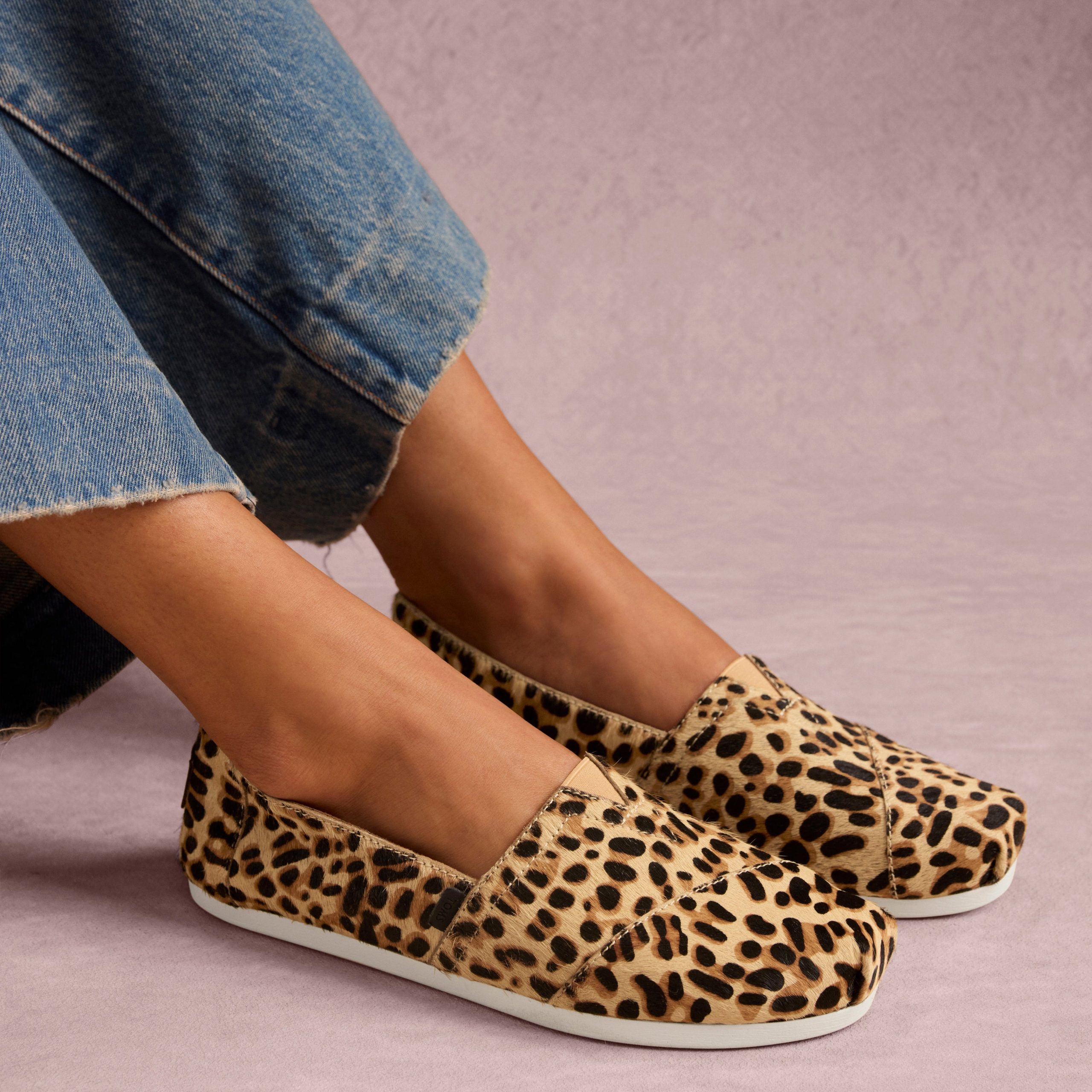 Womens Alpargata Classic Brown Sugar Leopard Print Hair Leather - Image 2