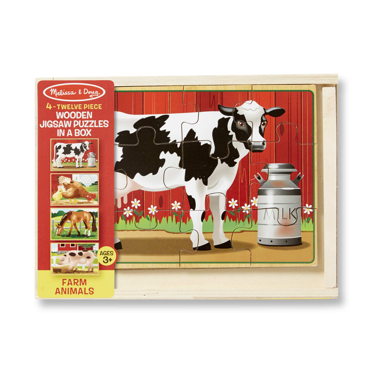 Farm Animals Jigsaw Puzzles in a Box - Image 3