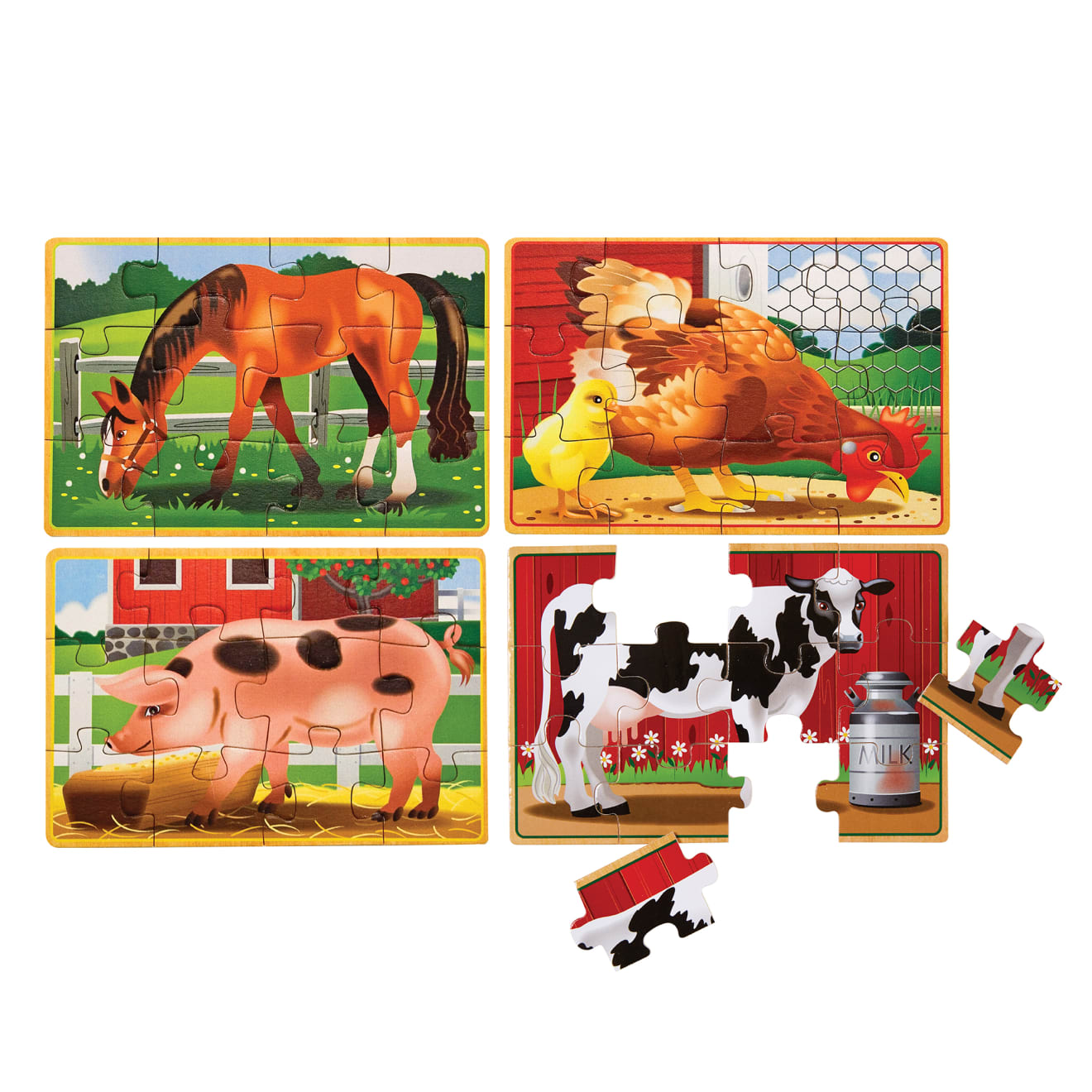 Farm Animals Jigsaw Puzzles in a Box - Image 6