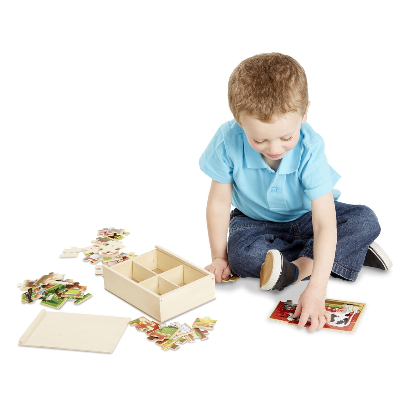 Farm Animals Jigsaw Puzzles in a Box - Image 8