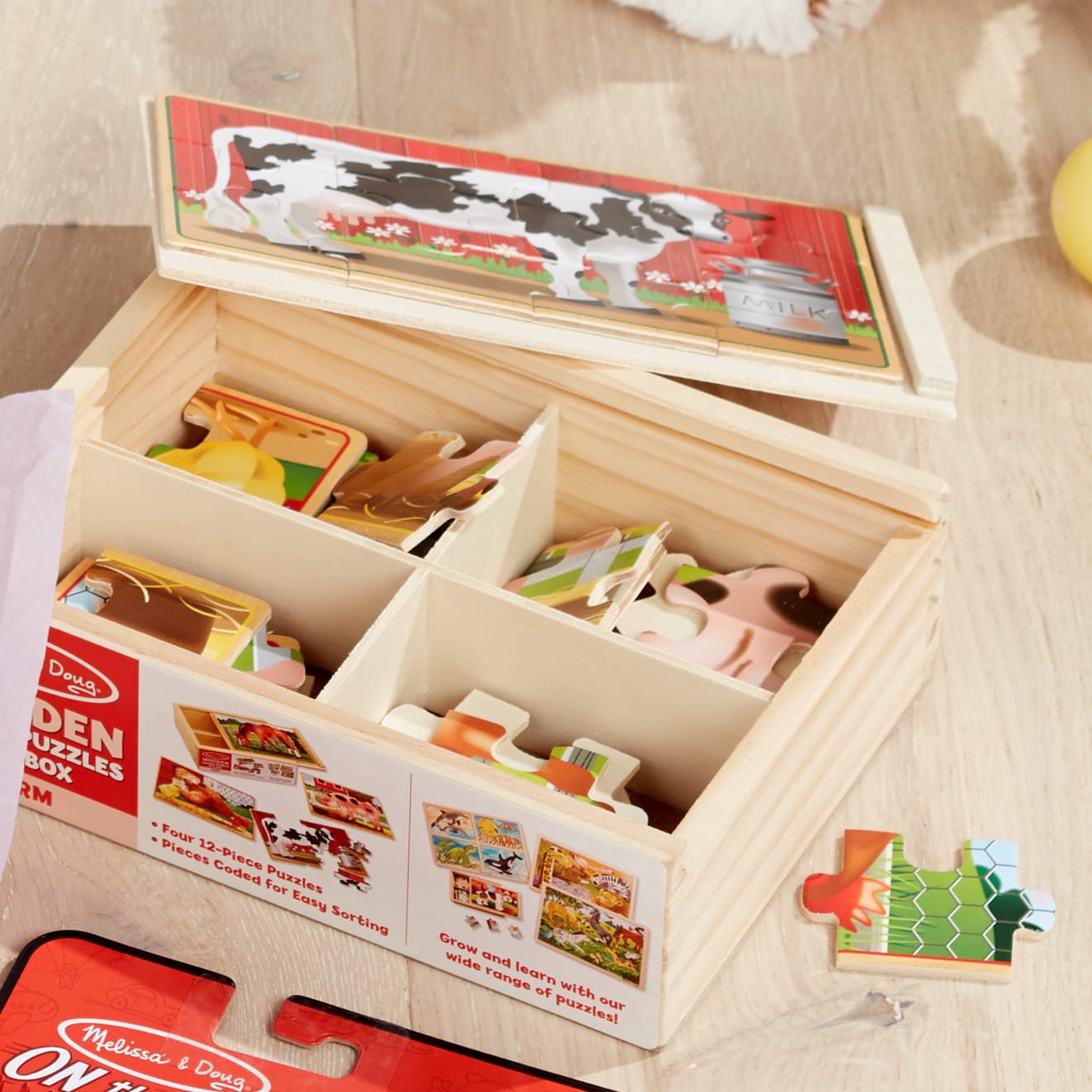 Farm Animals Jigsaw Puzzles in a Box - Image 9