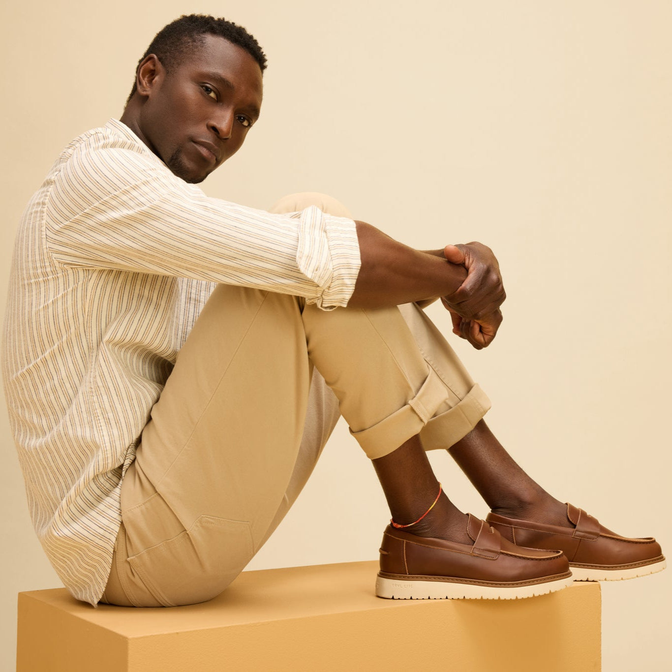 Navi TRVL LITE Havana Loafer Walnut Leather - Image 2