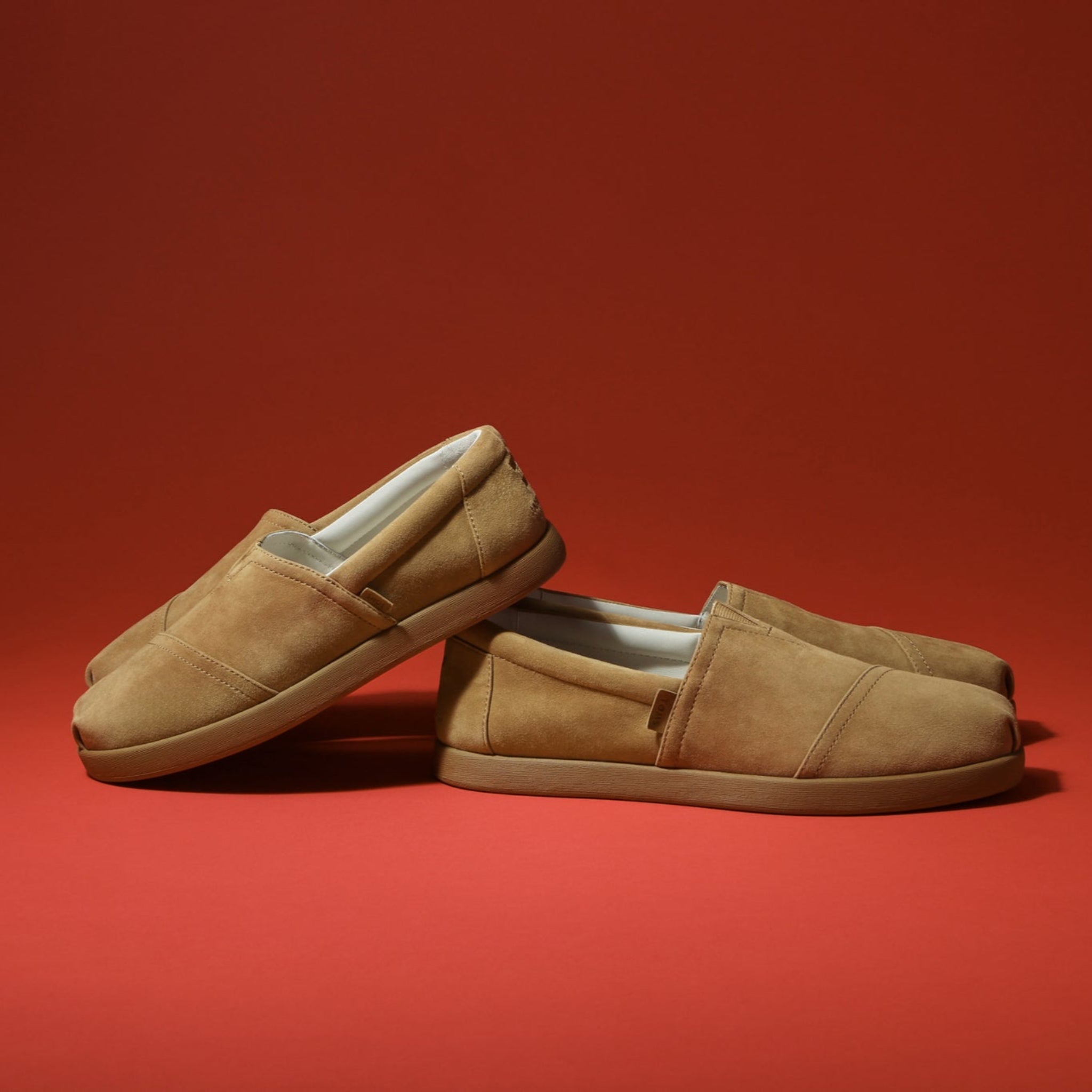 TOMS x Jamie Mizrahi Alp FWD Water Repellent Antique Amber Suede - Image 2