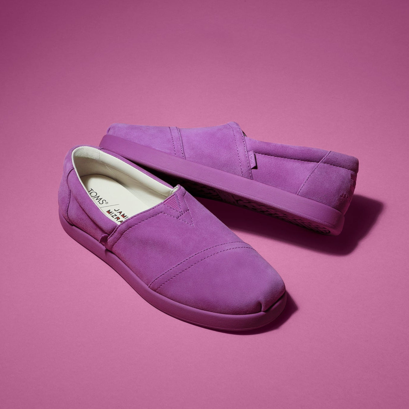 TOMS x Jamie Mizrahi Alp FWD Water Repellent Bright Mulberry Suede - Image 3