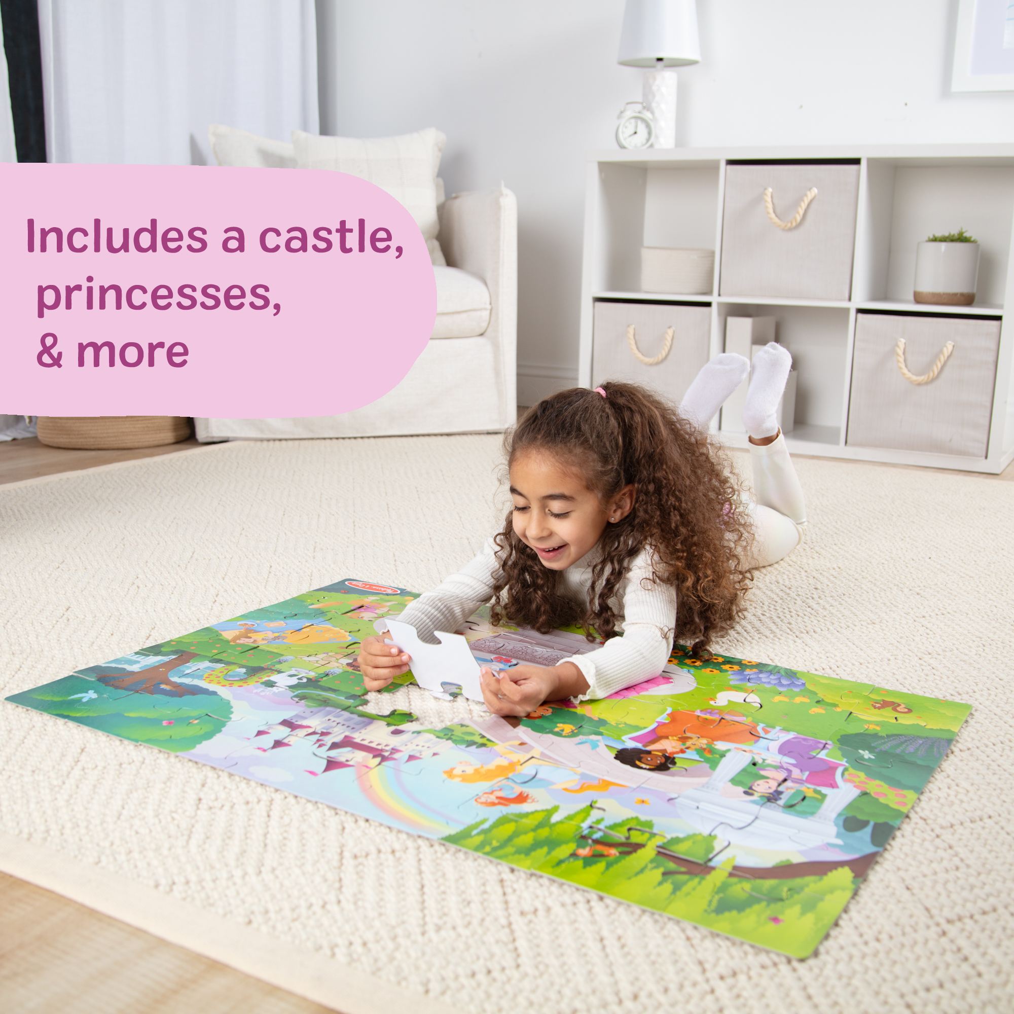 Fairy Tale Castle Floor Puzzle - 48 Pieces - Image 6
