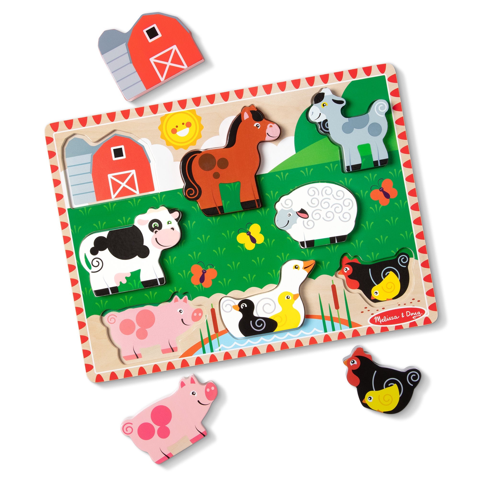 Farm Animals Chunky Puzzle - 8 Pieces - Image 4