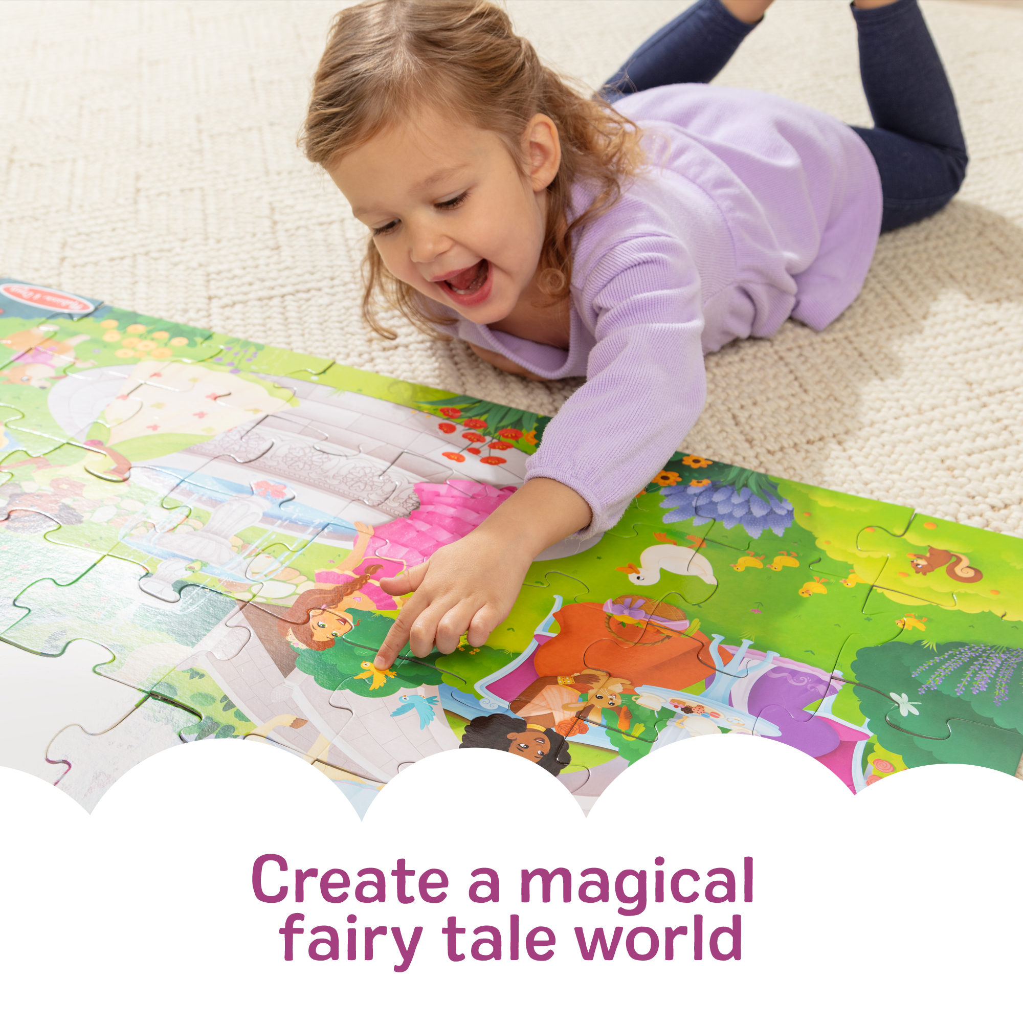 Fairy Tale Castle Floor Puzzle - 48 Pieces - Image 5