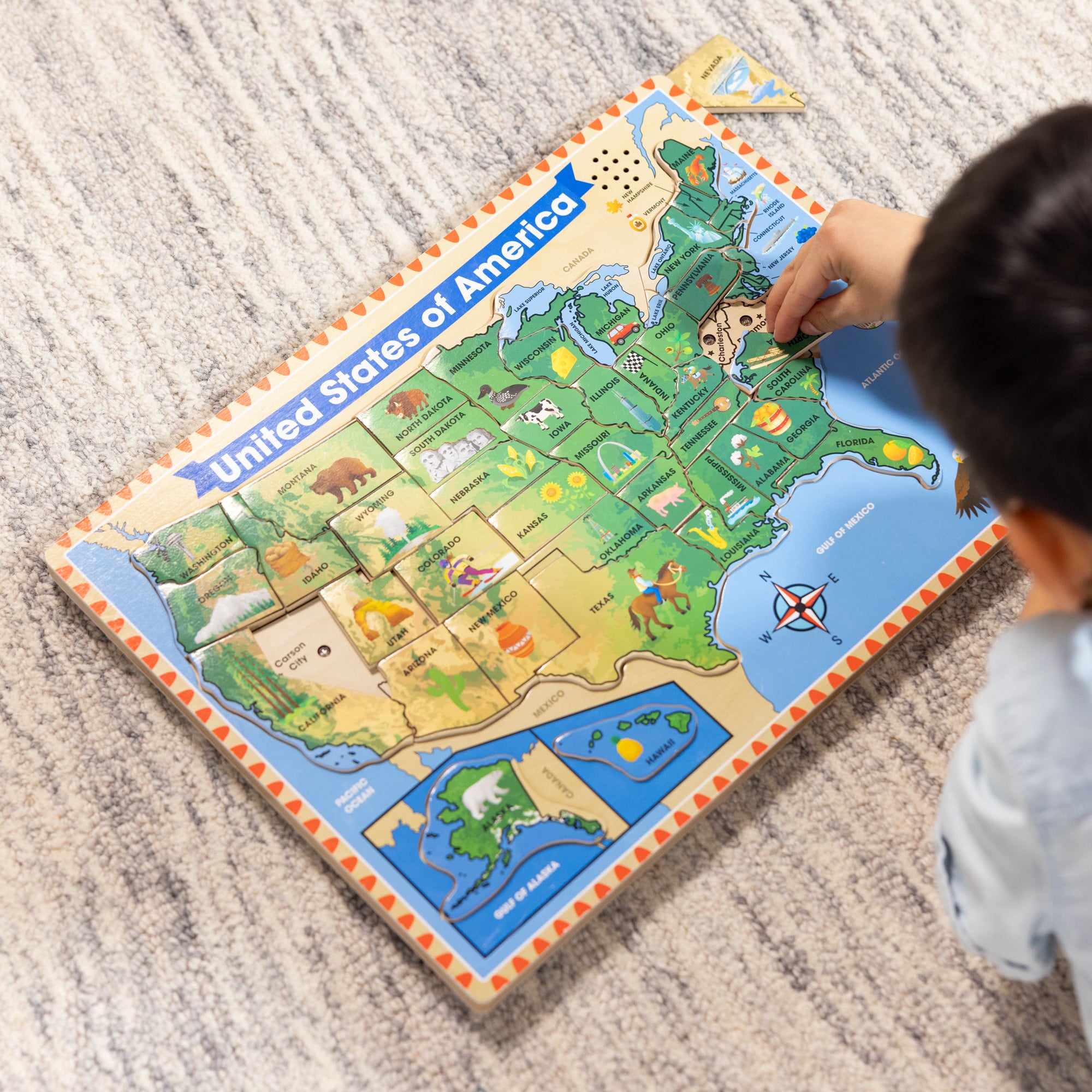 U.S.A. Sound Puzzle - 40 Pieces - Image 2