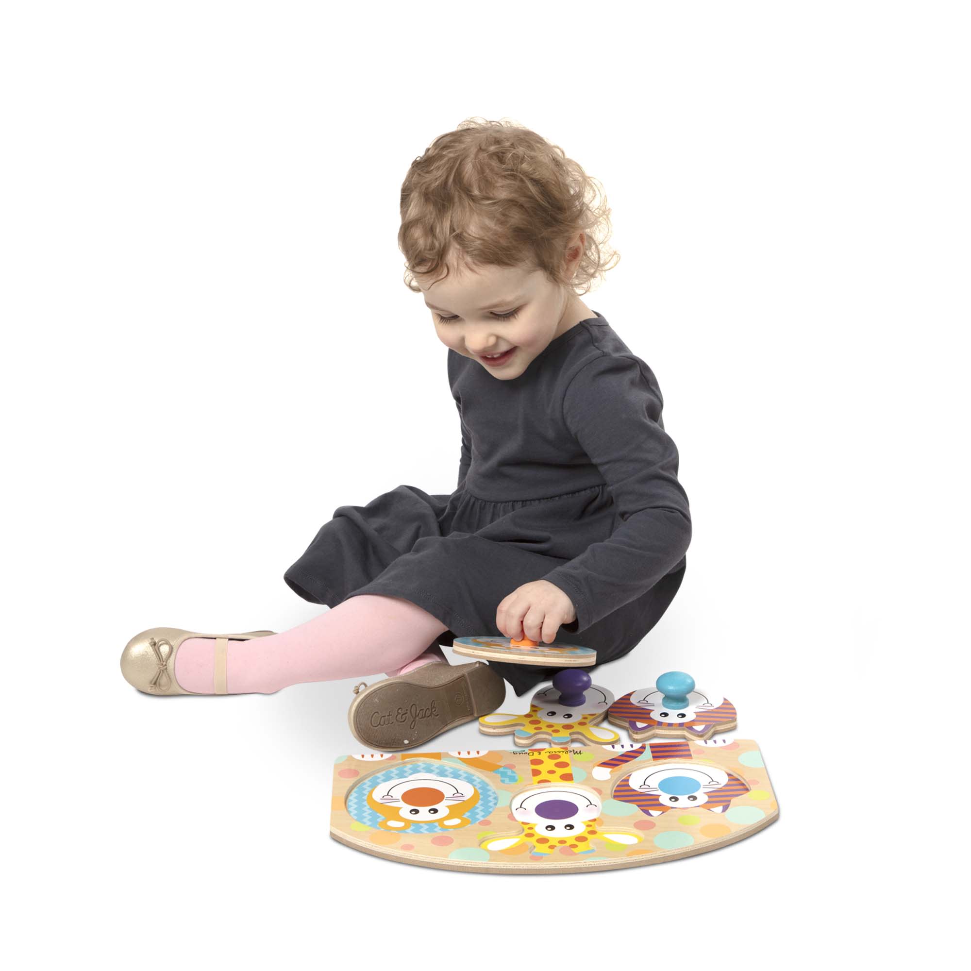 Safari Jumbo Peg Puzzle - 3 Pieces - Image 8