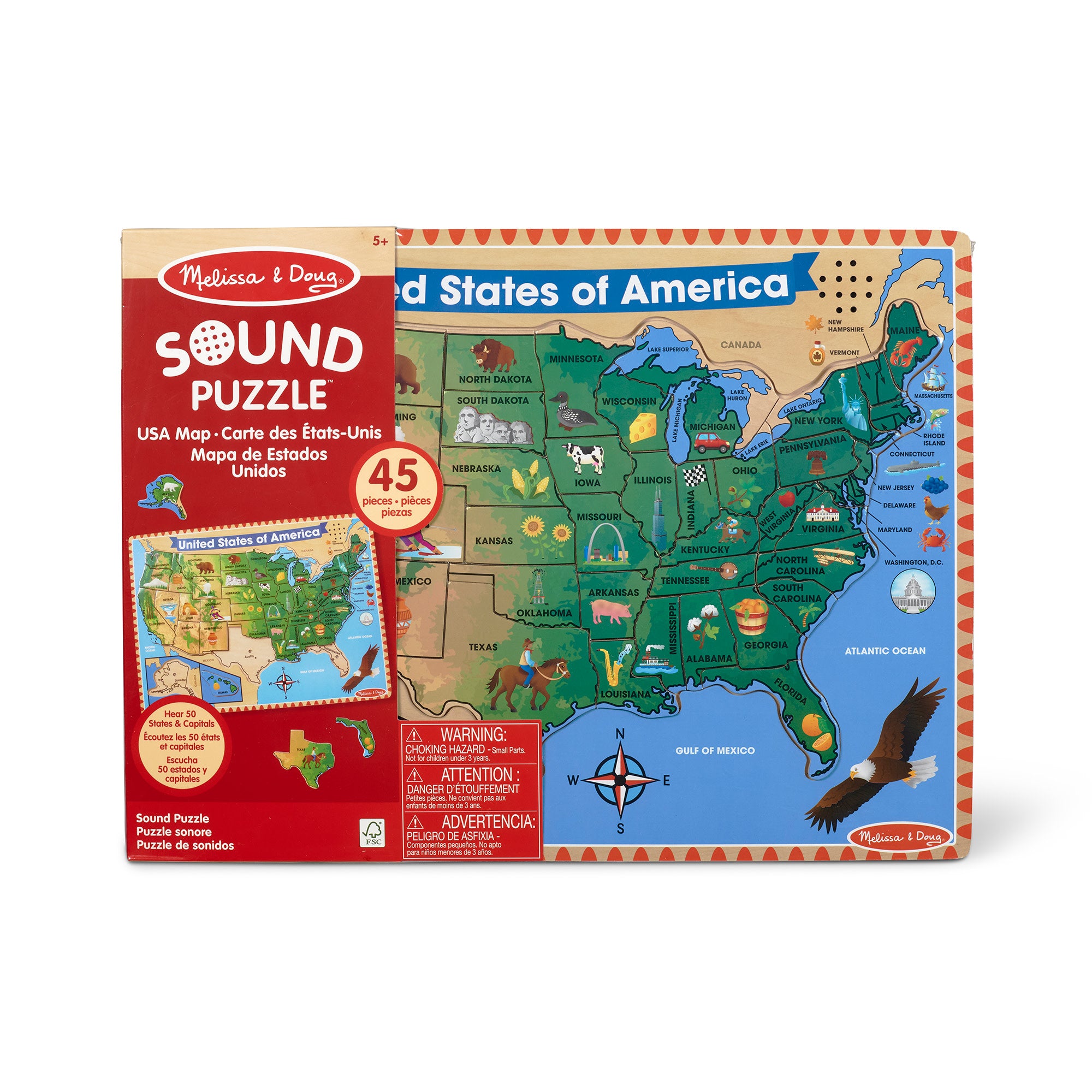 U.S.A. Sound Puzzle - 40 Pieces - Image 3