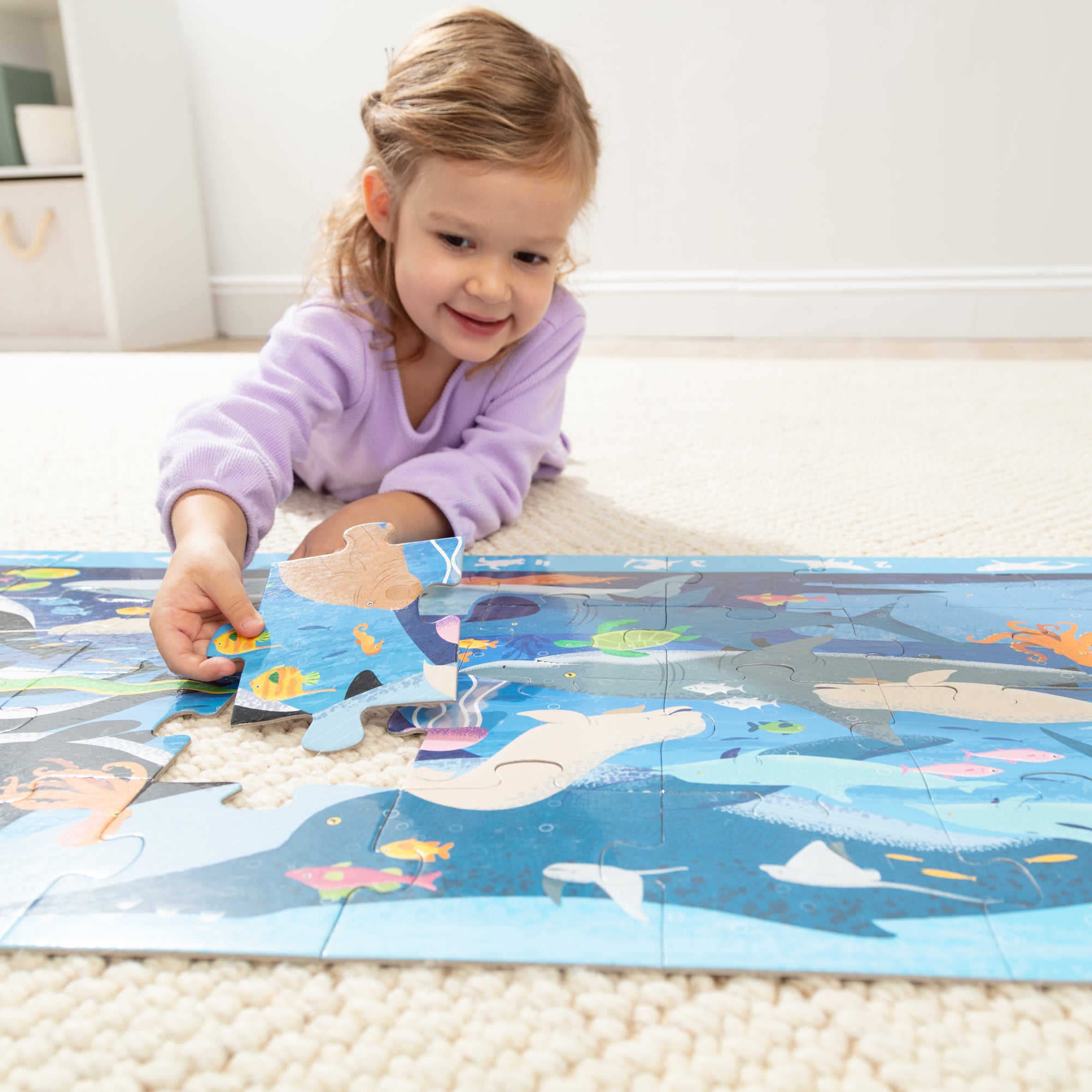 Search & Find Beneath the Waves Floor Puzzle - 48 Pieces - Image 2