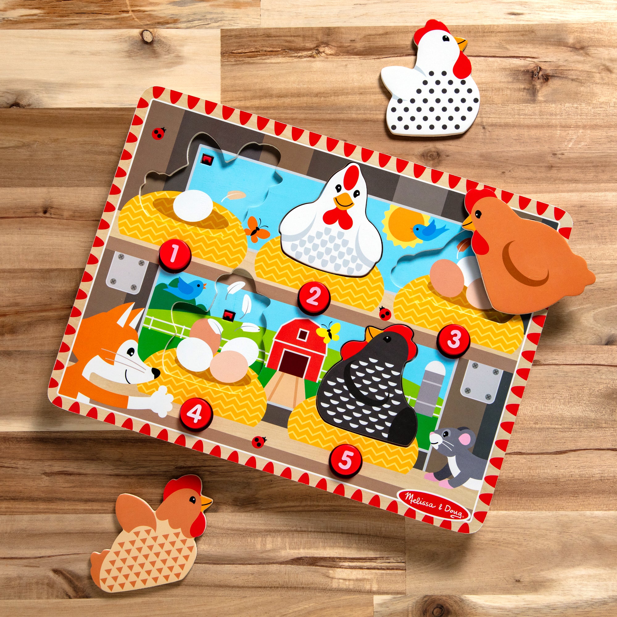 Happy Hens Push to Pop Puzzle - Image 8