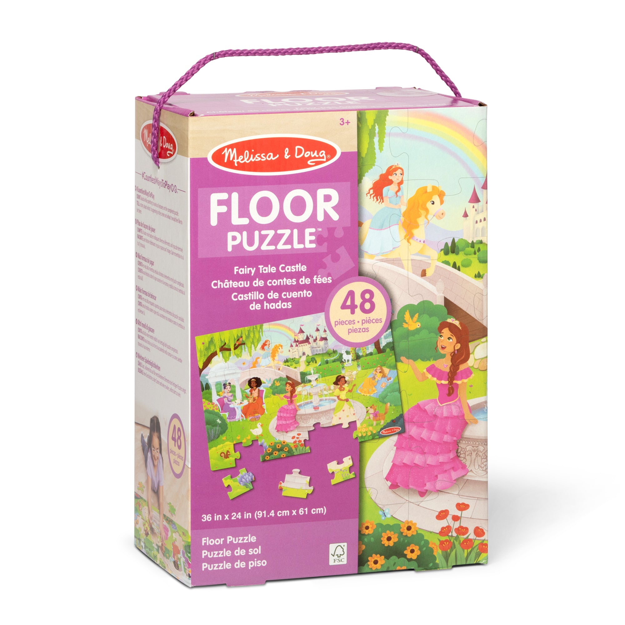Fairy Tale Castle Floor Puzzle - 48 Pieces - Image 9