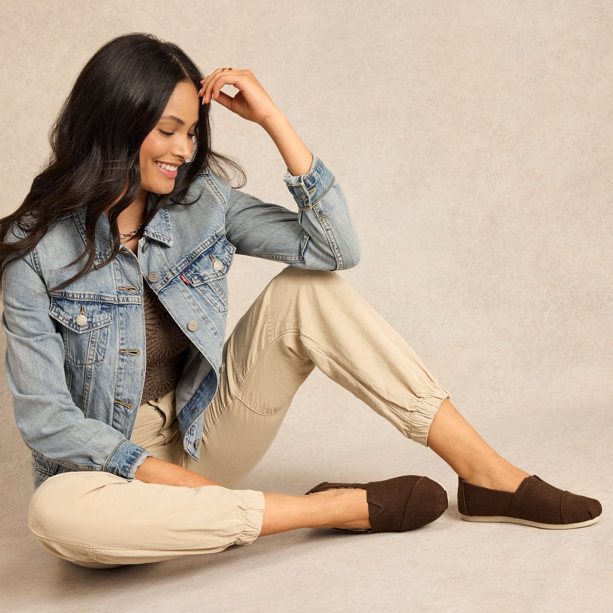 Womens Alpargata Classic Hot Cocoa Heritage Canvas - Image 2