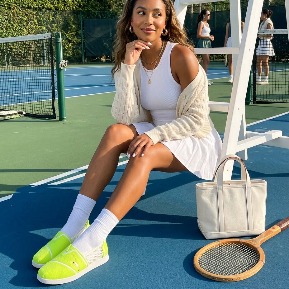 Womens Alpargata Plus Neon Yellow Tennis Felt - Image 2