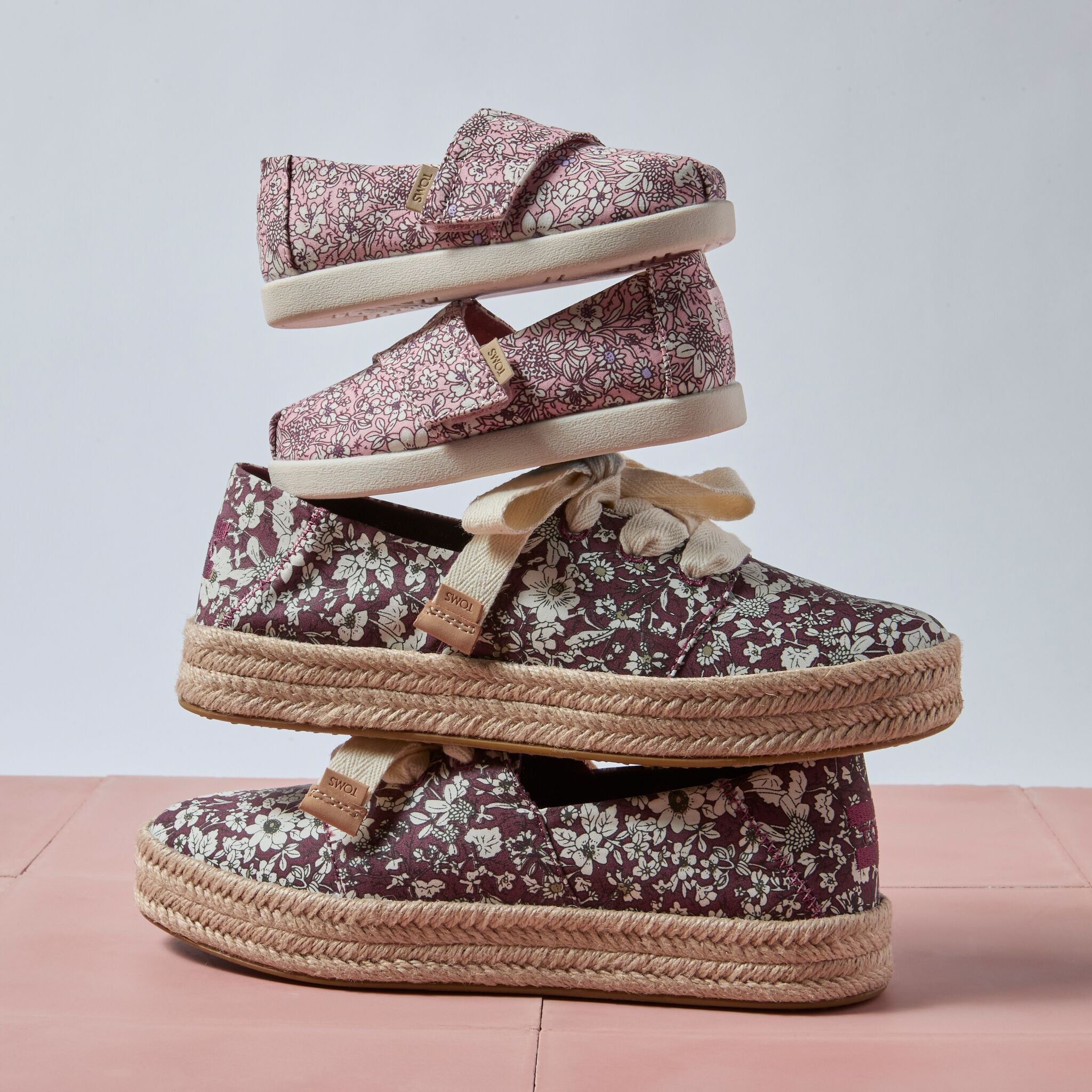 Alpargata Classic Toddler Shoe Pink Quartz Floral - Image 2